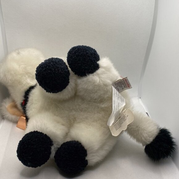 Gund Plush Cow With Brass Bell Soft Stuffed Animal 9” Toy Farm 1987 - Picture 4 of 11